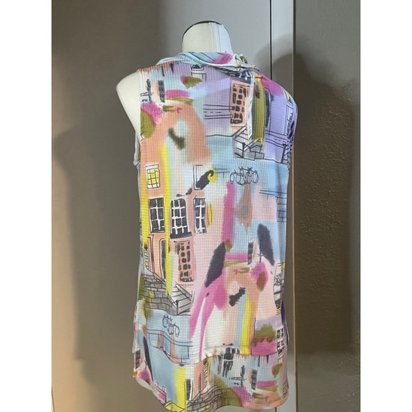 nwt womens dressy cowl neck tee blouse by modes crystal size small through xl - Picture 3 of 14